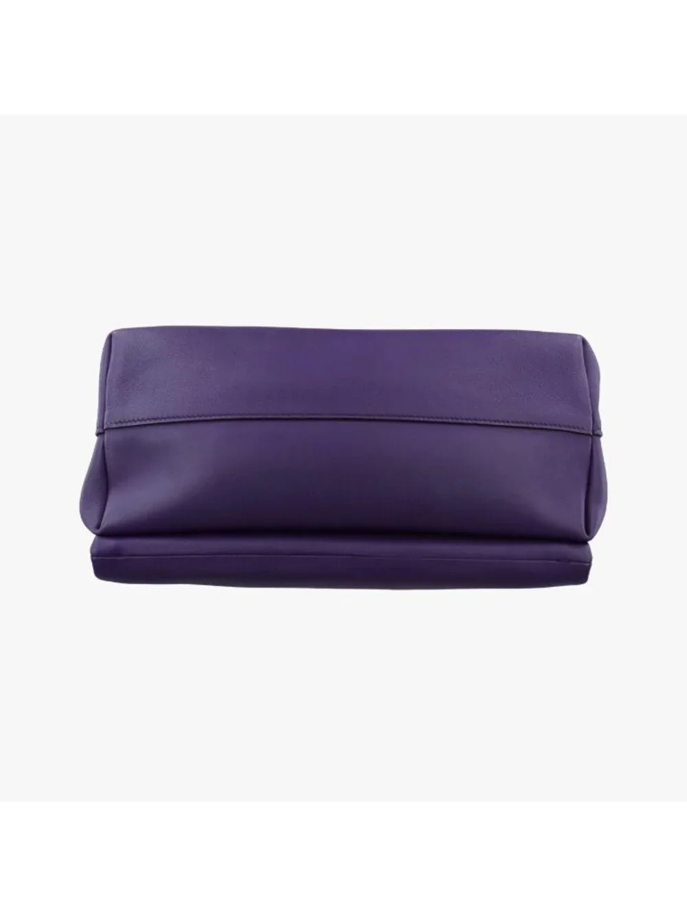 Prada Double Flap Chain Purple Leather 14
